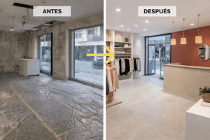 Pintura de local comercial en Vitoria
