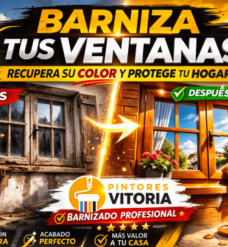 Barnizar ventanas en Vitoria