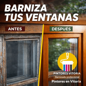 Barnizar carpintería exterior en Vitoria Barnizar ventanas en Vitoria