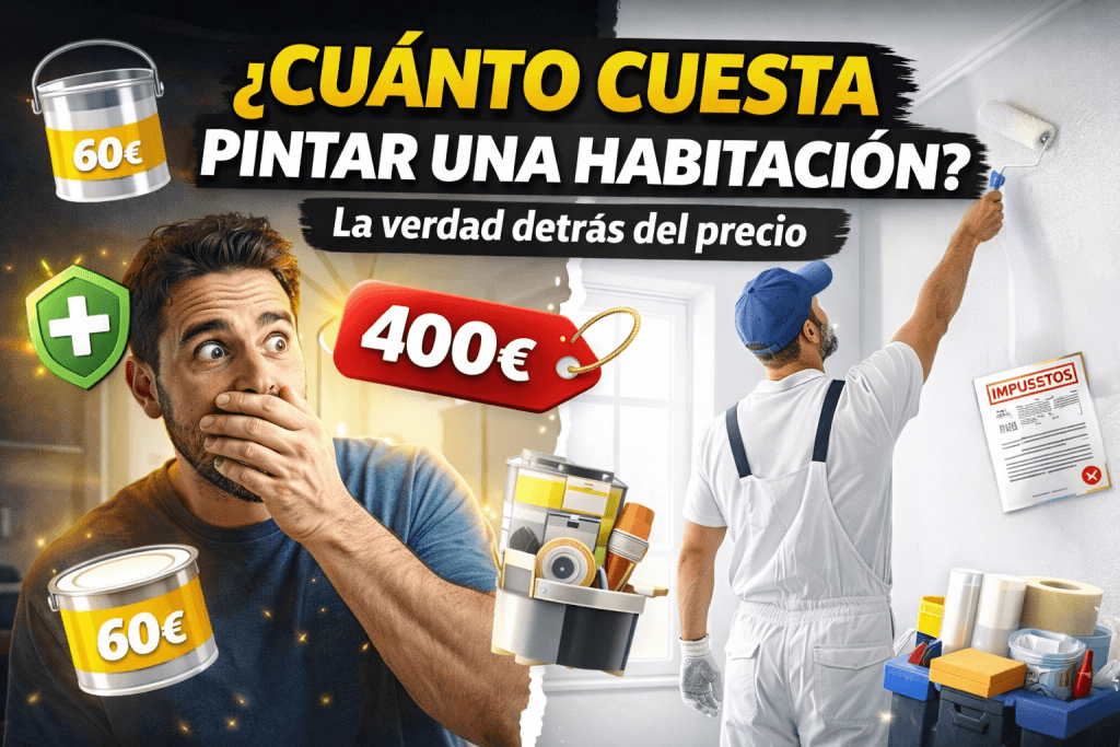Cuánto cuesta pintar una habitación