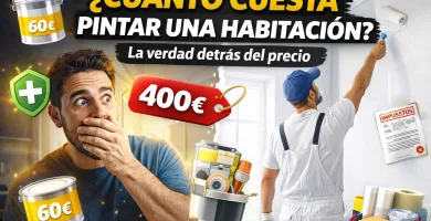 Cuánto cuesta pintar una habitación