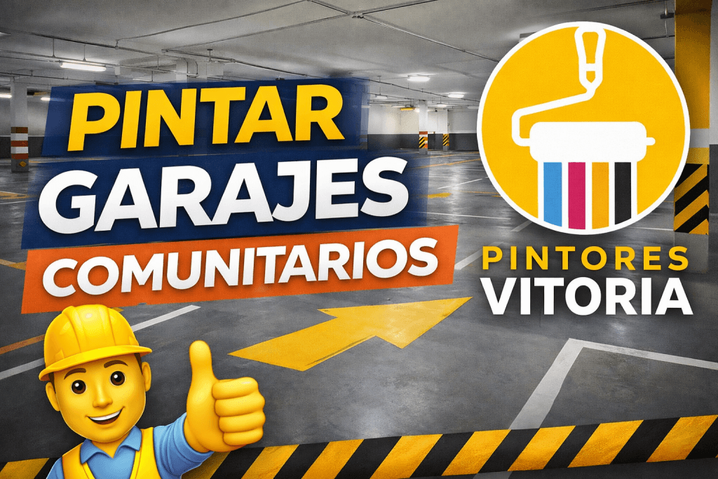 Pintar garaje comunitario en Vitoria