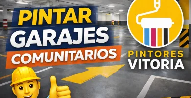 Pintar garaje comunitario en Vitoria