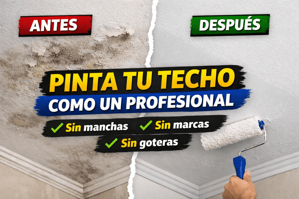 Cómo pintar un techo