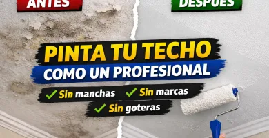Cómo pintar un techo